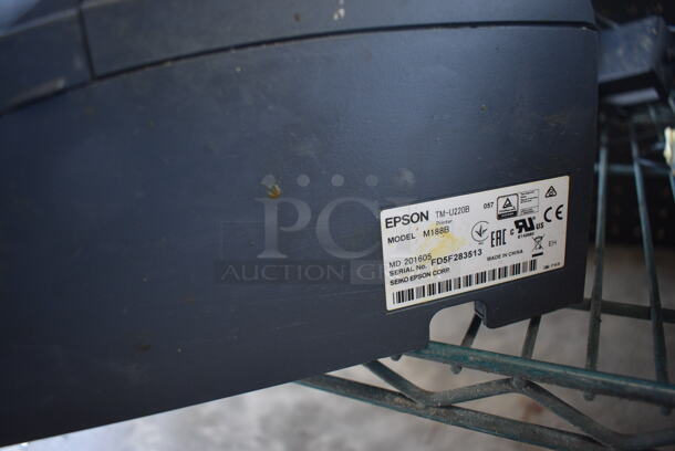 Epson Model M188B Receipt Printer. 6x10x6 - Image 4 of 4