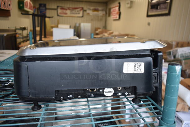 Hobart HTi Metal Countertop Scale w/ Label Printer. See Pictures for Cracked Screen.  120/208-240 Volts, 1 Phase. Tested and Powers On But Touch Screen Is Broken - Image 6 of 8