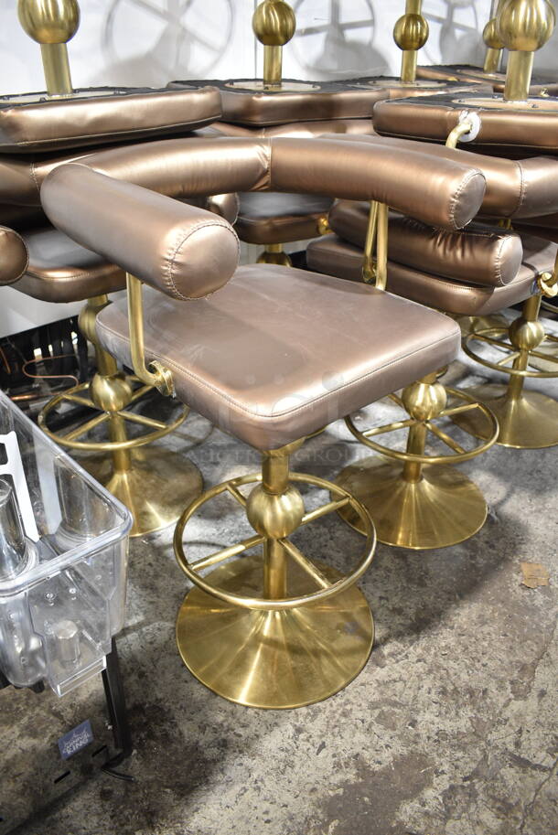 15 Bar Height Stool w/ Arm Rests. 15 Times Your Bid! - Image 3 of 5