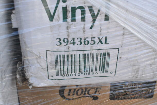 55 BRAND NEW Boxes Including 3 Box 394365XL Noble Products Powder-Free Disposable Clear Vinyl Gloves for Foodservice - Extra Large - 1000/Case, 347RPBD10WHG Visions 10" White Plastic Plate with Gold Bands - 120/Case, 500LSTRWL Choice 9, 12, 16, 20, and 24 oz. Clear Sip-Through Lid with Extra-Wide Opening - 1000/Case, 127RD32COMBO Choice 32 oz. Customizable Microwavable Clear Round Deli Container and Lid Combo Pack - 250/Case, 129MCR16W Choice 16 oz. White 6 1/4" Round Microwavable Heavy Weight Container with Lid - 150/Case, 4 Box 433NHT109 Choice 1/6 Standard Size Beige "Thank You" Script Heavy-Duty Plastic T-Shirt Bag - 600/Case, 394365S Noble Products Powder-Free Disposable Clear Vinyl Gloves for Foodservice - Small - 1000/Case, 394345L Noble NexGen Powder-Free Disposable Black Hybrid 3 Mil Thick Gloves - Large - 1000/Case, 5 Box 5002BNAPBLK Choice Black 2-Ply Customizable Beverage / Cocktail Napkin - 1000/Case, 1501405NAT Choice 2 3/4" x 10" Kraft Disposable Silverware / Bakery / Churro Bag - 2000/Case, 500LSTRWL Choice 9, 12, 16, 20, and 24 oz. Clear Strawless / Sip Lid - 1000/Case. 55 Times Your Bid!  - Image 5 of 12