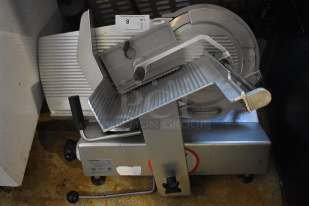 2012 Bizerba GSP H Stainless Steel Commercial Countertop Meat Slicer. 120 Volts, 1 Phase. 25x28x24. Cannot Test Due To Cut Power Cord