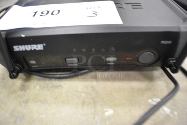 3 Shure PGX4 Wireless Receivers. 3 Times Your Bid! (Main Building) - Image 2 of 3