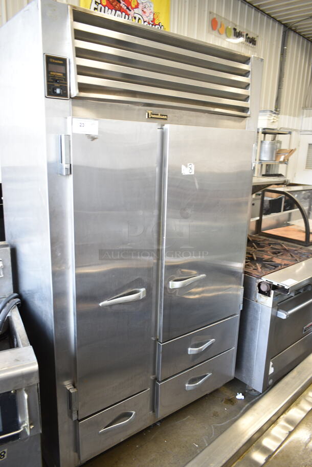 Traulsen RDT 2-24 DUT Stainless Steel Commercial Dual Temperature Cooler Freezer on Commercial Casters. 115 Volts, 1 Phase. Tested and Working! - Image 1 of 11