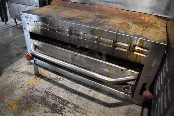 Stainless Steel Commercial Natural Gas Powered Cheese Melter. 36x22x20 - Image 2 of 5