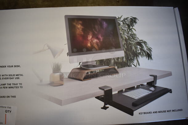 BRAND NEW IN BOX! Laboratory 29 Under Desk Keyboard Tray - Image 3 of 5