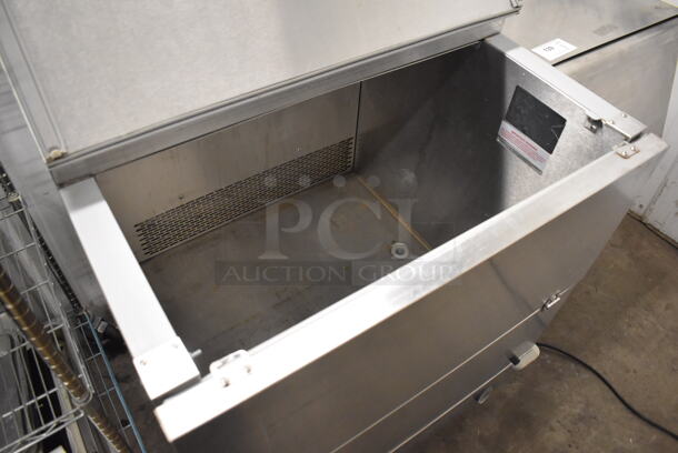Stainless Steel Commercial Milk Cooler on Commercial Casters. 115 Volts, 1 Phase. 34x33x47. Tested and Working! - Image 4 of 5
