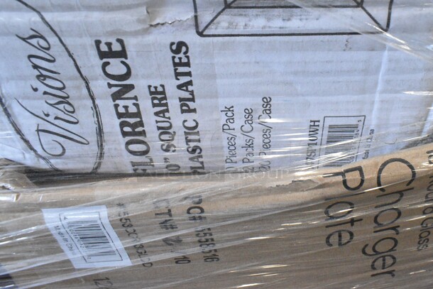 30 BRAND NEW! Boxes Including 433BR538C Choice 5 1/2" x 3 1/4" x 8 3/8" Natural Kraft Paper Customizable Shopping Bag with Handles - 250/Case, 24518PIZCIR 18" White Corrugated Pizza Circle - 125/Case, 55410X20ROLL Backyard Pro Courtyard Series Black 10' x 20' Canopy Roller Bag, 2 Box 394365XL Noble Products Powder-Free Disposable Clear Vinyl Gloves for Foodservice - Extra Large - 1000/Case, 2 Box 500LSTRWL Choice 9, 12, 16, 20, and 24 oz. Clear Strawless / Sip Lid - 1000/Case, 347TCL7 Choice 7-8 oz. Clear Disposable Plastic Tumbler - 500/Case, 1502502 5 3/4" x 3 1/2" x 1 3/8" Glued End White Paper Hot Dog Tray - 2000/Case, 795KFT44RNPE Choice 44 oz. Round Kraft PE-Lined Microwavable Take-Out Container 7 5/16" x 2 5/8" - 300/Case, 394385M Noble Products White Powder-Free Disposable Latex Gloves for Foodservice - Medium - 1000/Case, 500TO993C3 Choice 9" x 9" x 3" Microwaveable 3-Compartment Black / Clear Plastic Hinged Container - 100/Case, 4 Box 500CFT Lavex C Fold Towels, 176RNDCL22 Choice 22 Qt. Clear Round Polycarbonate Food Storage Container, 48AARRWOK American Range ARR-WOK Cast Iron Wok Adapator. 30 Times Your Bid!   - Image 5 of 12
