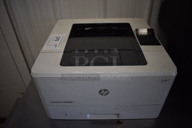 HP Laser Jet Pro M402dn Countertop Printer. 14.5x14x8