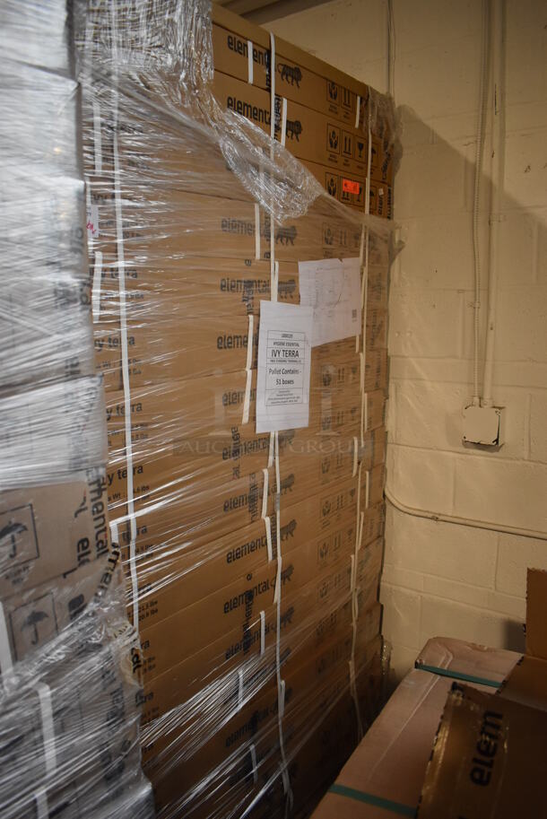 PALLET LOT of 51 BRAND NEW Boxes of Hygiene Essential Ivy Terra Free Standing Terminals for Hand Sanitizer Dispensers. 10x7x60. 51 Times Your Bid! - Image 3 of 5