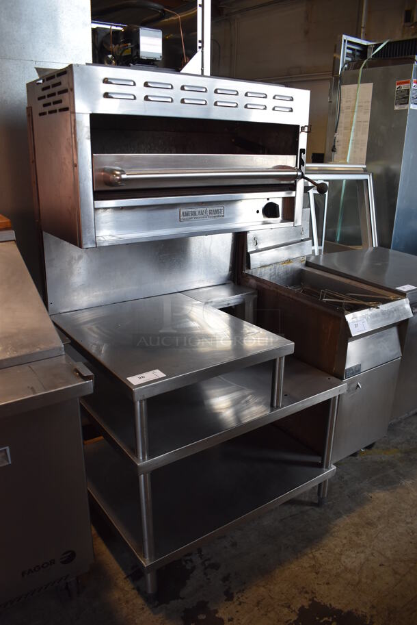American Range ARSM-36 Stainless Steel Commercial Propane Gas Powered Cheese Melter on Work Station. - Image 2 of 7