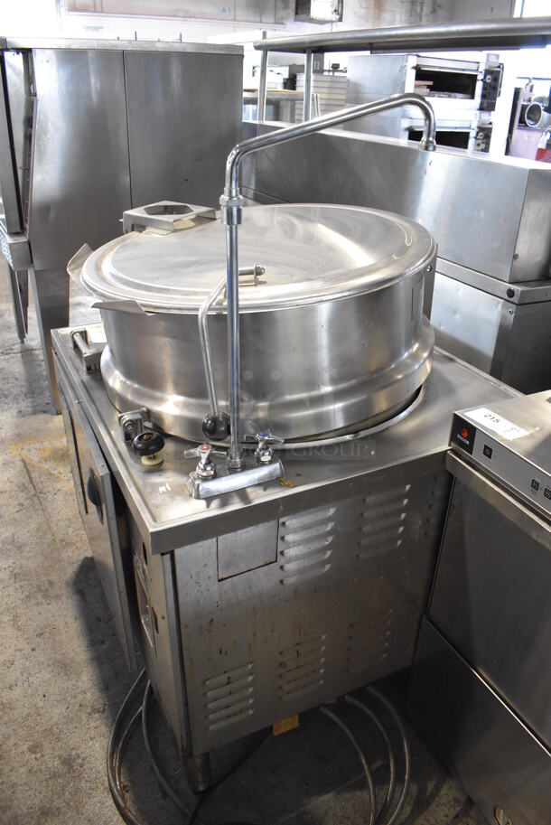 Market Forge MT40E0 Stainless Steel Commercial Floor Style Electric Powered 40 Gallon Steam Kettle. 240 Volts, 3 Phase. 36x34x52 - Image 5 of 10
