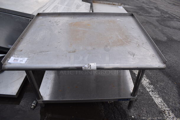 Stainless Steel Commercial Equipment Stand w/ Under Shelf. 37x30x27