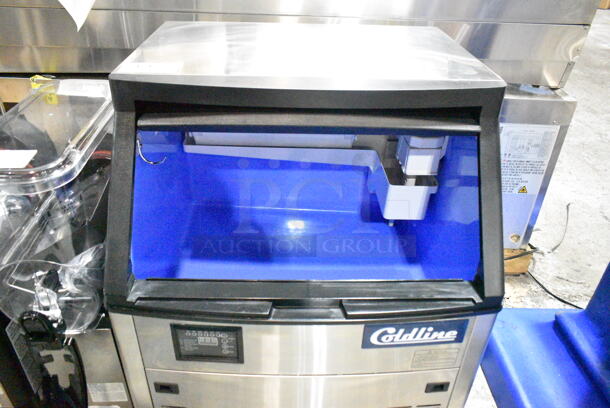 2024 Coldline ICE180-HA Stainless Steel Commercial Self Contained Undercounter Ice Machine. 115 Volts, 1 Phase.  - Image 4 of 6