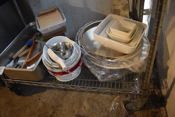 ALL ONE MONEY! Tier Lot of Various Items Including Ceramic Bowls and Utensils - Image 3 of 6