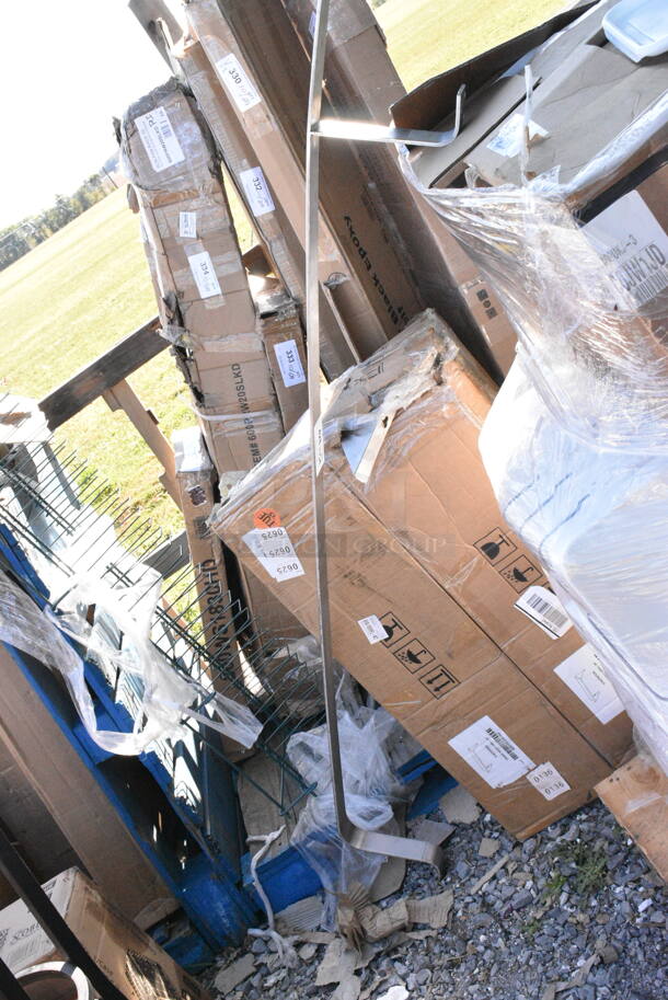 BRAND NEW! Metal Pot Rack.  - Image 5 of 7