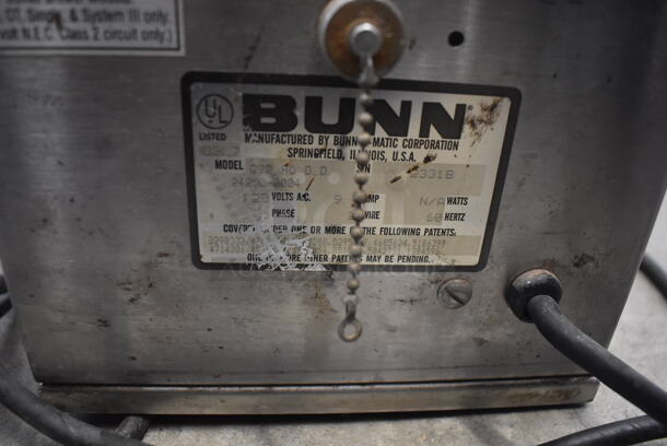 Bunn G92 HD Countertop Coffee Bean Grinder. 120 Volts 1 Phase Tested and Working! - Image 6 of 7