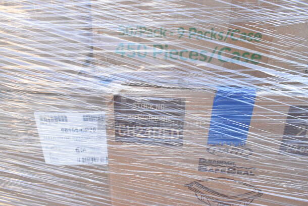 32 BRAND NEW! Items Including 795PLAKFT4 EcoChoice Kraft PLA Lined Compostable #4 Take-Out Container 7 3/4" x 5 1/2" x 3 1/2" - 160/Case, CH24DED Dart ClearPac SafeSeal 24 oz. Tamper-Resistant, Tamper-Evident Container with Dome Lid - 200/Case, 500L4W Choice 4 oz. White Hot Paper Cup Travel Lid - 1000/Case, 50010W Choice 10 oz. White Poly Paper Hot Cup - 1000/Case, 760PIC05 Choice 5 oz. Clear Plastic Dessert Cup - 1000/Case, 394365XL Noble Products Powder-Free Disposable Clear Vinyl Gloves for Foodservice - Extra Large - 1000/Case, 394345L Noble NexGen Powder-Free Disposable Black Hybrid 3 Mil Thick Gloves - Large - 1000/Case, 3 Box 760SOUP8KFT EcoChoice 8 oz. Kraft Paper Food Cup with Vented Lid - 250/Case, 500CC32P Choice Clear PET Plastic Cold Cup - 32 oz. - 500/Case, 47SLWG12 Stemless Wine Glass. 32 Times Your Bid!  - Image 3 of 12