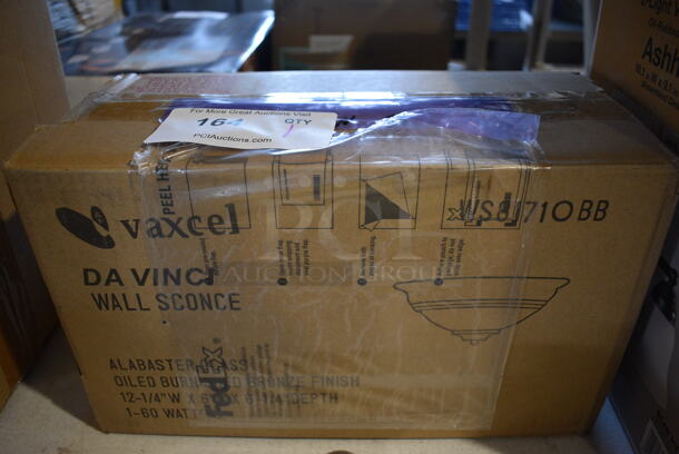 BRAND NEW SCRATCH AND DENT! Vaxcel WS8171OBB Da Vinci Wall Sconce - Image 1 of 3