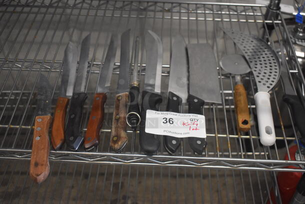 Lot of Various Knives and Sharpeners ALL ONE MONEY! - Image 1 of 3