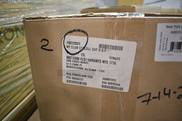 PALLET LOT of 17 BRAND NEW! Boxes Including Hoffmaster 856787 8.5 in x 4.25 in Linen-Like Kraft Guest Towels 500 ct, Rak 3500015TC Stolzle Double Old Fashioned Glass. 17 Times Your Bid!  - Image 4 of 5