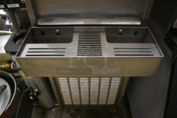 Electro Freeze Model 876-234 Stainless Steel Commercial Floor Style Air Cooled Frozen Beverage Slushie Machine on Commercial Casters. 115 Volts, 1 Phase. 15x30x59 - Image 6 of 8