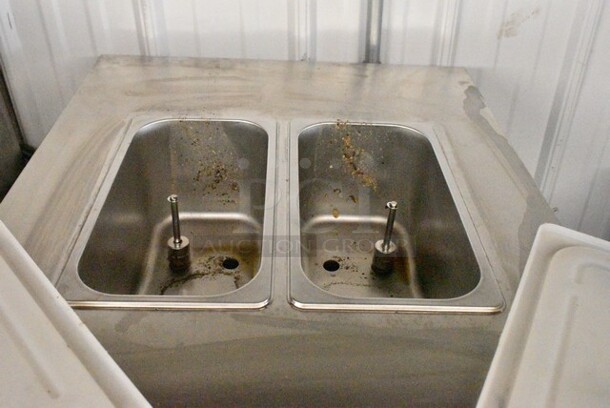 Eurotech OP138CS Stainless Steel Commercial Floor Style Air Cooled 2 Flavor w/ Twist Soft Serve Ice Cream Machine on Commercial Casters. 220 Volts, 1 Phase. - Image 7 of 9