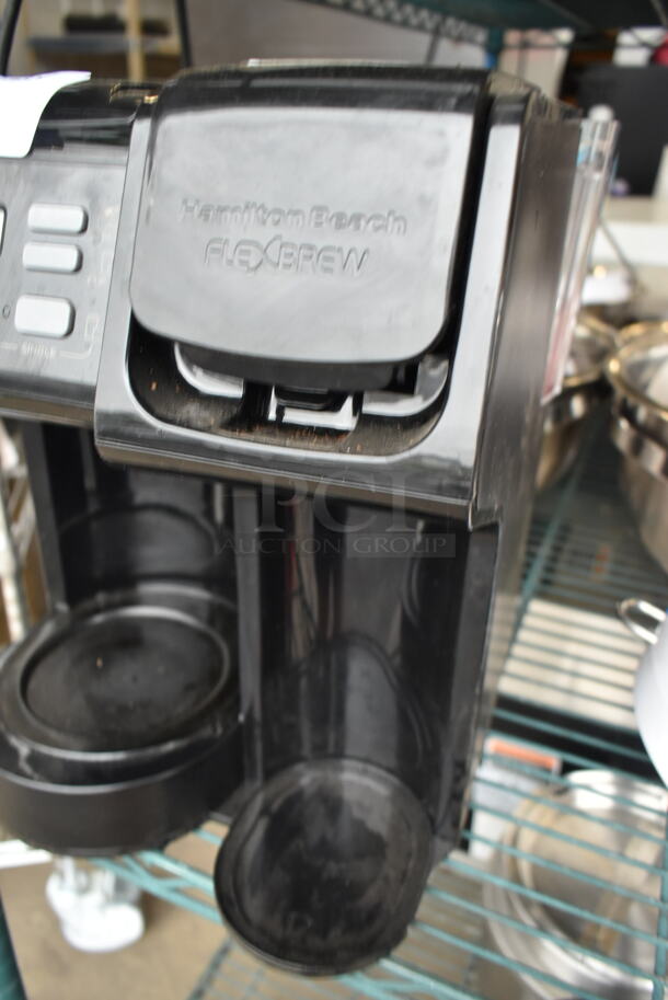Hamilton Beach 49904F Metal Countertop Single Cup Coffee Machine. 120 Volts, 1 Phase.  - Image 3 of 8