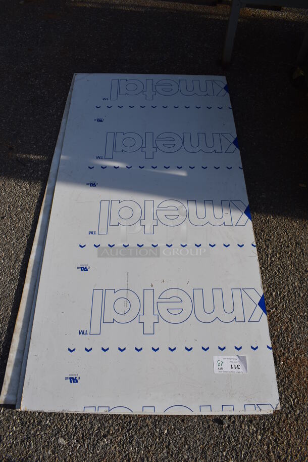 ALL ONE MONEY! Lot of 3 Signs for Enck's Catering. 29.5x59 - Image 4 of 4