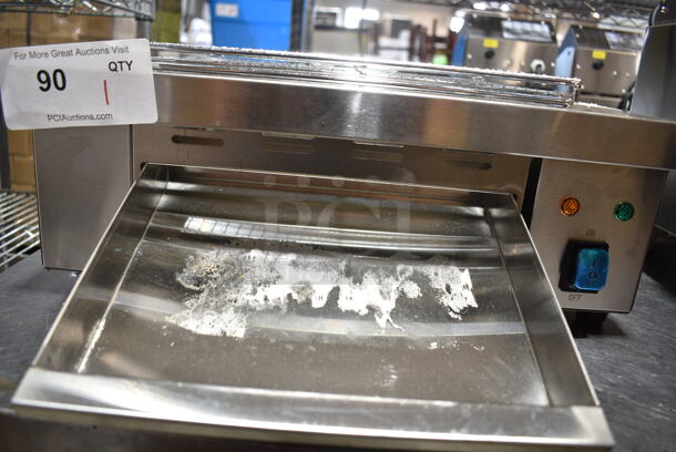 BRAND NEW SCRATCH AND DENT! 2023 Hoocoo IBG-18 Stainless Steel Commercial Countertop Electric Powered Barbecue BBQ Grill. 110 Volts, 1 Phase. Tested and Working! - Image 5 of 6