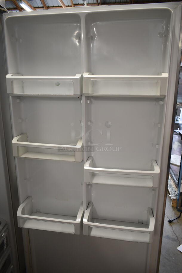 General Electric GE Monogram Stainless Steel Single Door Reach In Cooler. 115 Volts, 1 Phase. Tested and Working! - Image 4 of 12