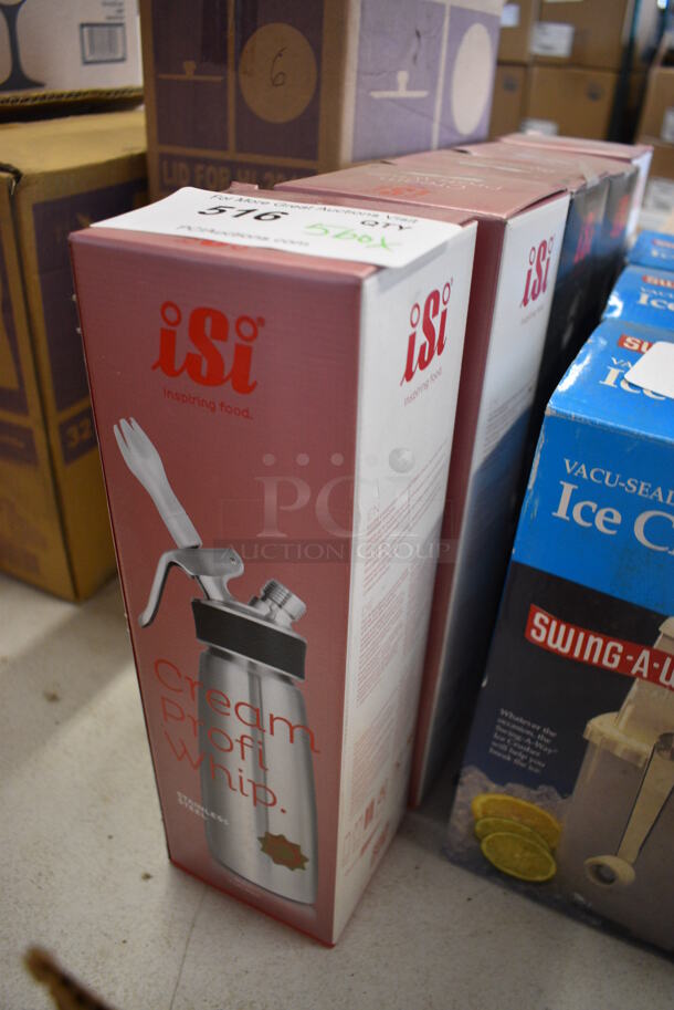 5 BRAND NEW IN BOX! ISI Stainless Steel Cream Profi Whip. 5 Times Your Bid! - Image 2 of 3