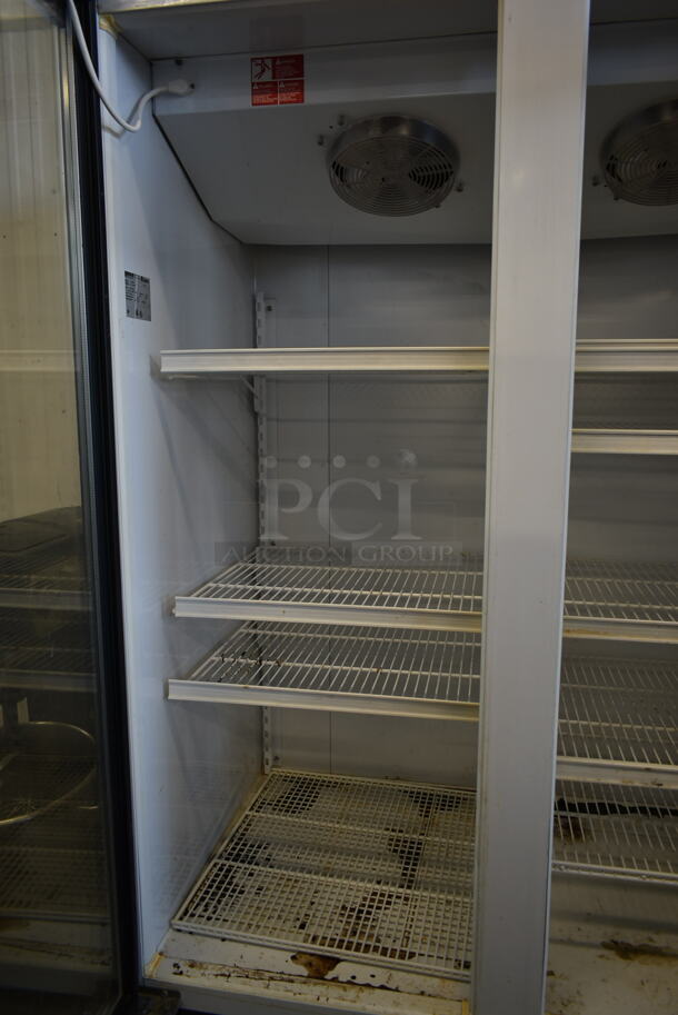 Master-Bilt BLG-48HD Stainless Steel Commercial 2 Door Reach In Freezer Merchandiser. 208-230 Volts, 1 Phase.  - Image 5 of 9