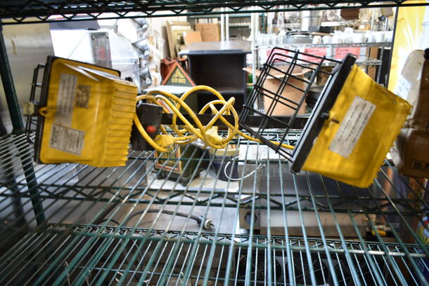 ALL ONE MONEY! Three Tier Lot of Various Items Including Metal Countertop Holders, Metal Table Number Holders and Light. - Image 5 of 12