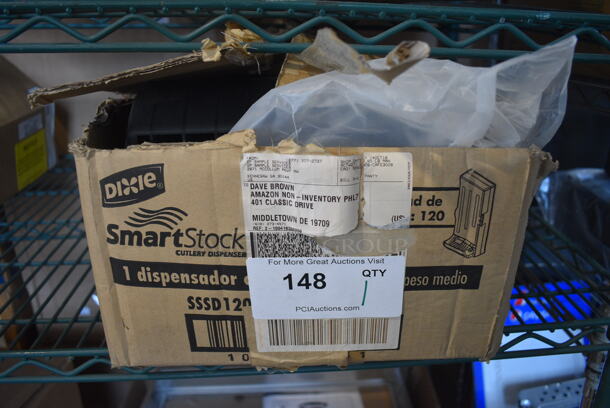 IN ORIGINAL BOX! Dixie Poly Countertop Plastic Spoon Dispenser.  - Image 5 of 6