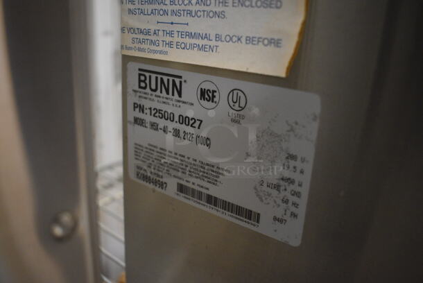 BRAND NEW! Bunn Model H5X-40-208 Stainless Steel Commercial Countertop Hot Water Dispenser. 208 Volts, 1 Phase. 7x18x28.5 - Image 4 of 4