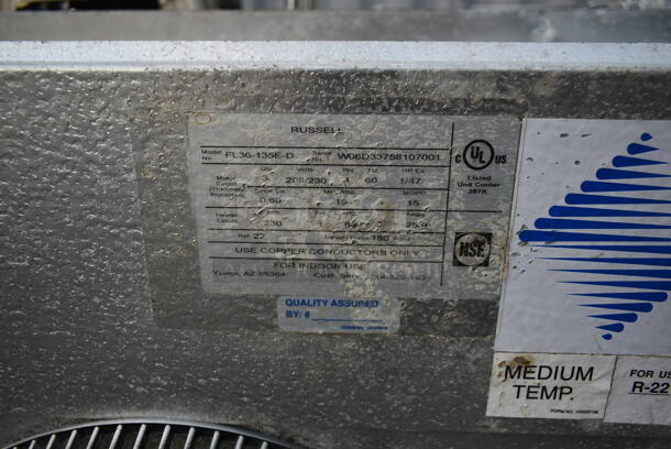 Russell FL36-135E-D Metal Commercial Evaporator. 208/230 Volts, 1 Phase.  - Image 4 of 7
