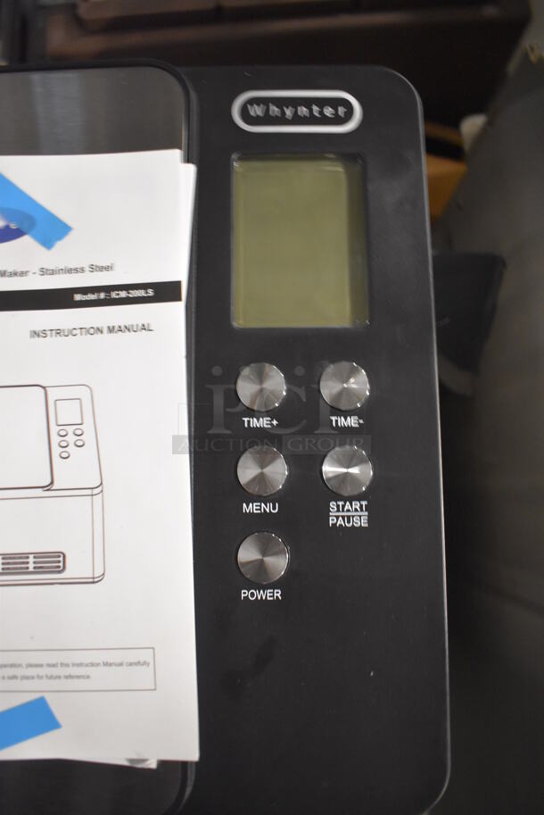 BRAND NEW SCRATCH AND DENT! Whynter ICM-200LS Stainless Steel Commercial Countertop Ice Cream Maker. 110-120 Volts, 1 Phase. 18x17x27. Tested and Working! - Image 4 of 7