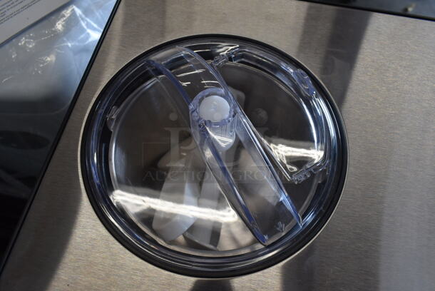 BRAND NEW SCRATCH AND DENT! Whynter ICM-220SSY 2 Quart Capacity Automatic Compressor Ice Cream Maker & Yogurt Incubator with Stainless Steel Bowl in Stainless Steel. 115 Volts, 1 Phase. Tested and Working! - Image 4 of 7