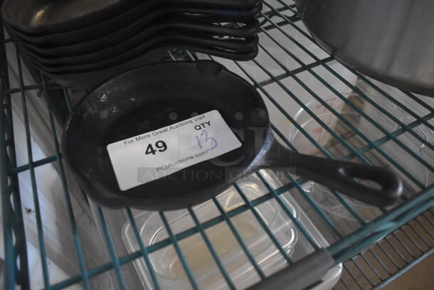 13 Cast Iron Skillets. 10x7x1.5. 13 Times Your Bid! - Image 2 of 3