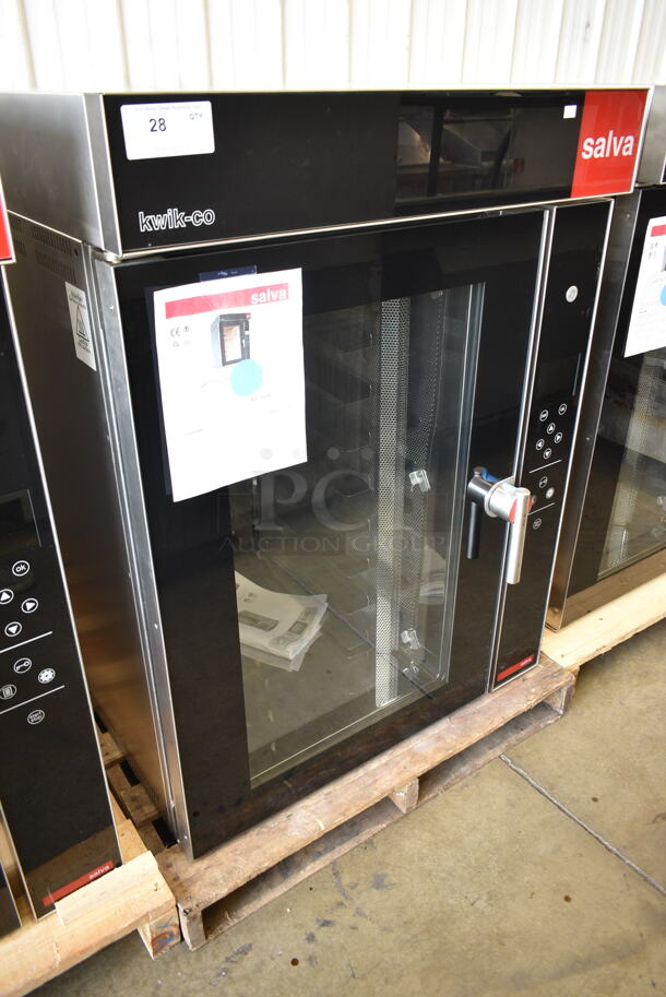BRAND NEW! 2022 Salva 2010 KX-9+H Stainless Steel Commercial Countertop Electric Powered Convection Oven. Does Not Have Pan Rack. 208-240 Volts, 3 Phase. - Image 3 of 8