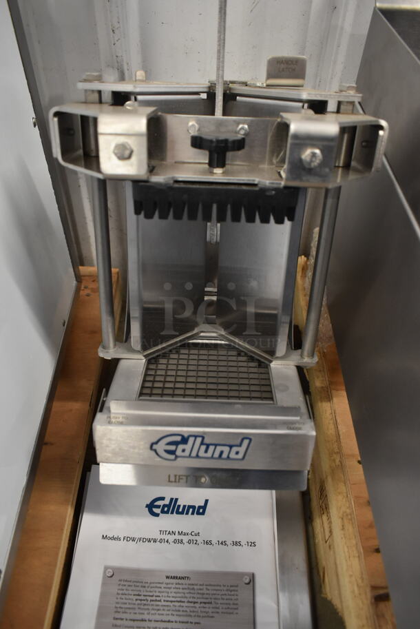 LIKE NEW! Edlund FDW-038 Titan Max-Cut Manual Metal Commercial Countertop 3/8" Dicer with Suction Cup Base. - Image 4 of 9