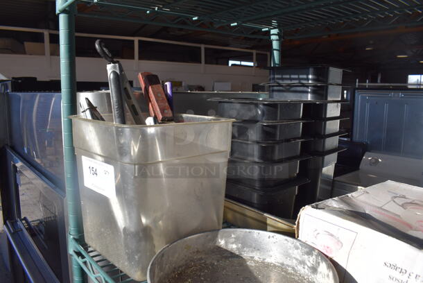 ALL ONE MONEY! Tier Lot of Various Items Including Poly Bins and Shredder Top - Image 5 of 5