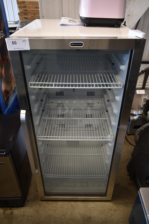 BRAND NEW SCRATCH AND DENT! Whynter CBM-1060XLW 10.6 cu. ft. Commercial Beverage Merchandiser. 115 Volts, 1 Phase. Tested and Working! - Image 1 of 7