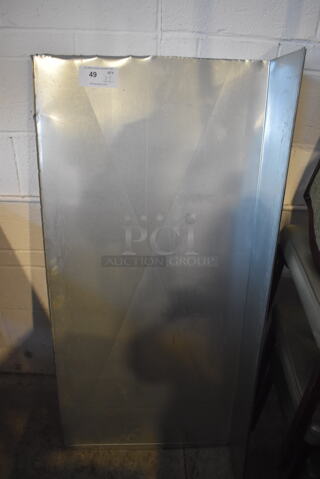 ALL ONE MONEY! Lot of 2 Metal Panels. 24x8x52