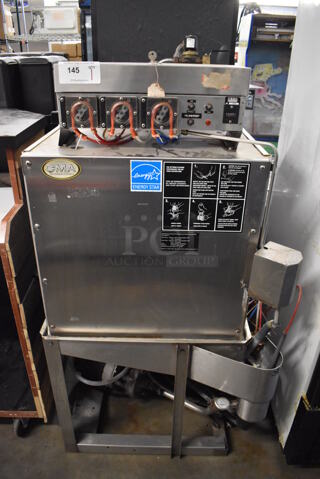 CMA EAH-2 ENERGY STAR Stainless Steel Commercial Straight Pass Through Dishwasher. 115 Volts, 1 Phase. 33x33x58