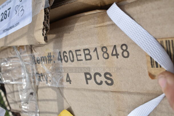 Box of 4 BRAND NEW SCRATCH AND DENT! Regency 460EB1848 18" x 48" NSF Black Epoxy Wire Shelf. May Be Missing Pieces.  - Image 3 of 3