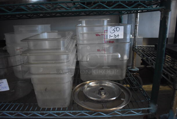 Tier Lot of Various Items Including Poly Bins! - Image 2 of 4