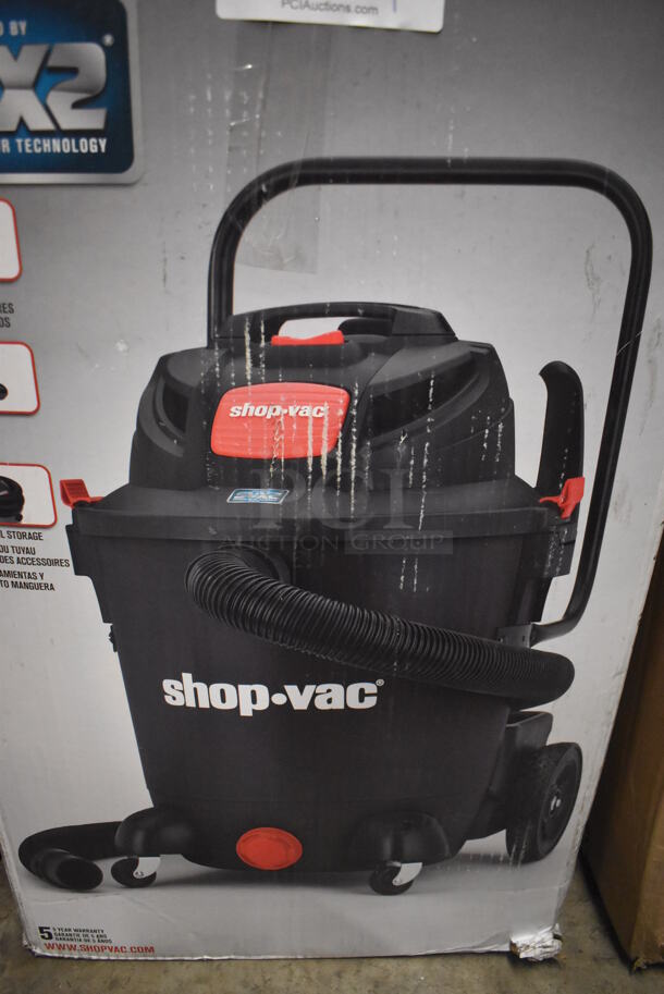 BRAND NEW IN BOX! Shop-Vac 8251405 14 Gallon 6.5 Peak HP Polyethylene Wet / Dry Vacuum with Tool Kit. 17x17x28. Tested and Working! - Image 7 of 7
