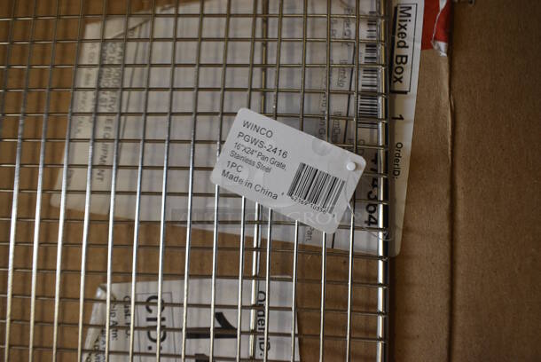 5 BRAND NEW IN BOX! Winco Model PGWS-2416 Metal Cooling Racks. 16x23.5x1. 5 Times Your Bid! - Image 4 of 4