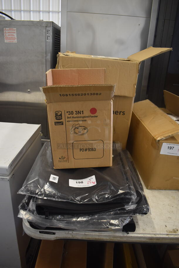 ALL ONE MONEY! Lot of NEW Hummingbird Feeders, Bee Houses and Binders - Image 1 of 5